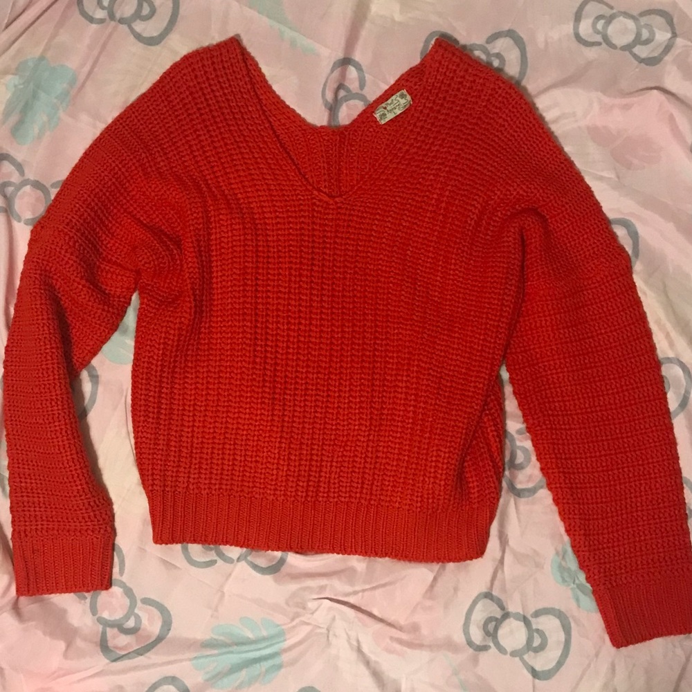 Red sweater